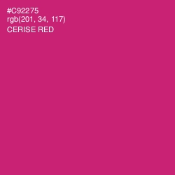 #C92275 - Cerise Red Color Image